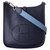 Hermès BAG HERMES EVELYNE TPM Navy blue Leather  ref.281064