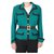 CHANEL Vintage Long Jacket Dark green Wool  ref.281133