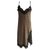 Autre Marque Kei Shirahata Dress Brown Black Rayon  ref.281178
