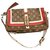 Louis Vuitton Handbags White Red Dark brown Leather  ref.281192