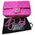 Timeless Mini bolsa de aba clássica Chanel rosa Caviar Couros exóticos  ref.281231