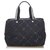 Chanel Black Old Travel Line Nylon Travel Bag White Cloth  ref.281429
