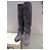 Botas Frida de ante gris con cadenas - vista 6