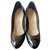 Chanel Heels Black Leather  ref.282277