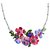 Les Nereides Beautiful floral necklace Multiple colors Gold-plated  ref.282337