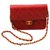 Chanel Timeless Red Leather  ref.282485