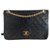 Chanel Classic Flap Black Leather  ref.282525