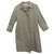 Burberry woman raincoat vintage t 40 Khaki Cotton  ref.283232