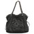 Chanel Large Tote Bag Dark grey Leather  ref.283248