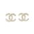 Chanel TRENZA FINA DE ORO CC M TACHUELAS Dorado Metal  ref.284054
