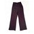 Chanel Wide-leg silk pants Chocolate  ref.284056