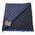 Gucci Schal Schal Foulard neu mit Papiertüte Blau Seide Wolle  ref.284055