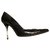 Dior Heels Black Leather  ref.284060