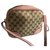 Gucci GG Canvas Rose leather Pink Cloth  ref.284409
