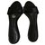 Chanel Sandals Black Leather  ref.284435