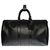 The beautiful Louis Vuitton Keepall travel bag 45 black epi leather  ref.284455