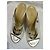 Sabot Versace con tacco in vernice bianca e oro Bianco D'oro - vista 3