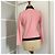 John Smedley Lavallière Wollpullover Schwarz Rosa Pink - Ansicht 2