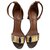 Louis Vuitton sandali Caramello Pelle  ref.285019