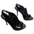 Dior Heels Black Leather  ref.285405