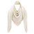 Louis Vuitton Scialle LV bianco nuovo Seta Lana  ref.285520