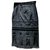 Louis Vuitton Falda larga cálida LV Negro Gris Seda Lana  ref.285629