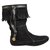 Gucci p boots 39 Black Deerskin  ref.285658