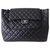 Chanel Shopping Bag Black Leather  ref.286024