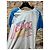 T-shirt carina vintage Chanel Bianco Blu Multicolore - vista 2