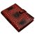 Caderno de anotações da Louis Vuitton para sua programação Preto Vermelho Couro  ref.286148