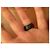Autre Marque Breil Ring aus anthrazitfarbenem Satinstahl und schwarzem Achat Größe 54 - Ansicht 3
