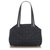 Chanel Black New Travel Line Canvas Tote Bag Leather Cloth Pony-style calfskin Cloth  ref.286433