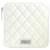 Chanel (Ultra rare) Quilted PNY Zip Case Cream Leather  ref.286759