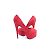 Vero Cuoio Rote Wildleder-Plattform - Ansicht 11