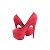 Vero Cuoio Rote Wildleder-Plattform - Ansicht 9