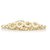 Cinto de corrente Chanel Gold Coco Faux Pearl Branco Dourado Metal  ref.287234