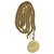 Chanel Colares longos Dourado Metal  ref.287409