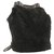 LOUIS VUITTON V line Shoulder Bag fur Black LV Auth th1021  ref.287771