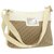CHRISTIAN DIOR Trotter Borsa a tracolla in tela Beige Auth gt616  ref.288075