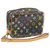 LOUIS VUITTON Multicolor Trousse Wapity Pouch Bag Black M58034 LV Auth hk055 Cloth  ref.288148