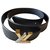 Louis Vuitton Twist leather belt Black  ref.288435