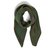 Hermès GREEN DYE FLOWER DOCK Dark green Silk  ref.288499