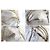 Cole Haan Pelle metallizzata invecchiata 2modo Boston Duffle Argento - vista 10
