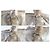 Cole Haan Pelle metallizzata invecchiata 2modo Boston Duffle Argento - vista 9