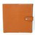 Funda para cuaderno de cuero marrón Hermès Castaño  ref.288588