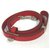 Hermès (Rarissimo) Guinzaglio per cani Rosso Metallo  ref.288599