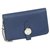 Hermès Porta-cartão de couro Hermes Blue Dogon Azul Bezerro-como bezerro  ref.288691