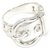 Ring Hermès Anello con fibbia per cintura in argento Hermes Metallo  ref.288710