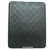 Louis Vuitton Etui iPad Cinza Couro  ref.288749