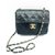 Timeless Chanel Classique Tasche kleines Modell Schwarz Lammfell  ref.288950
